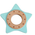 Silicone & Wood Ring Baby Teether