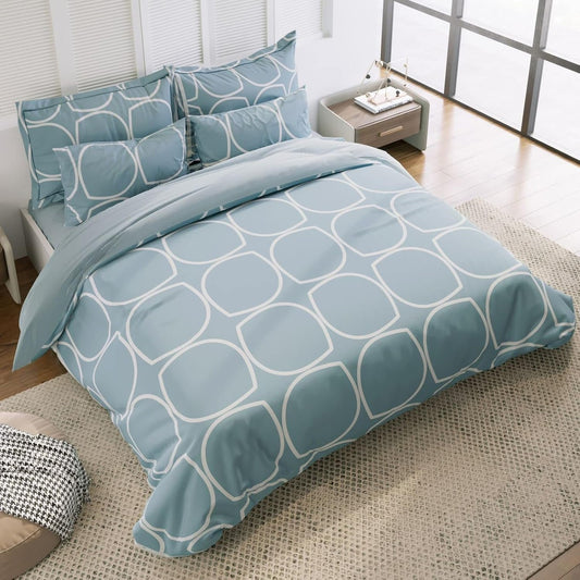 400TC Cotton Fitted King Bedsheet Grey