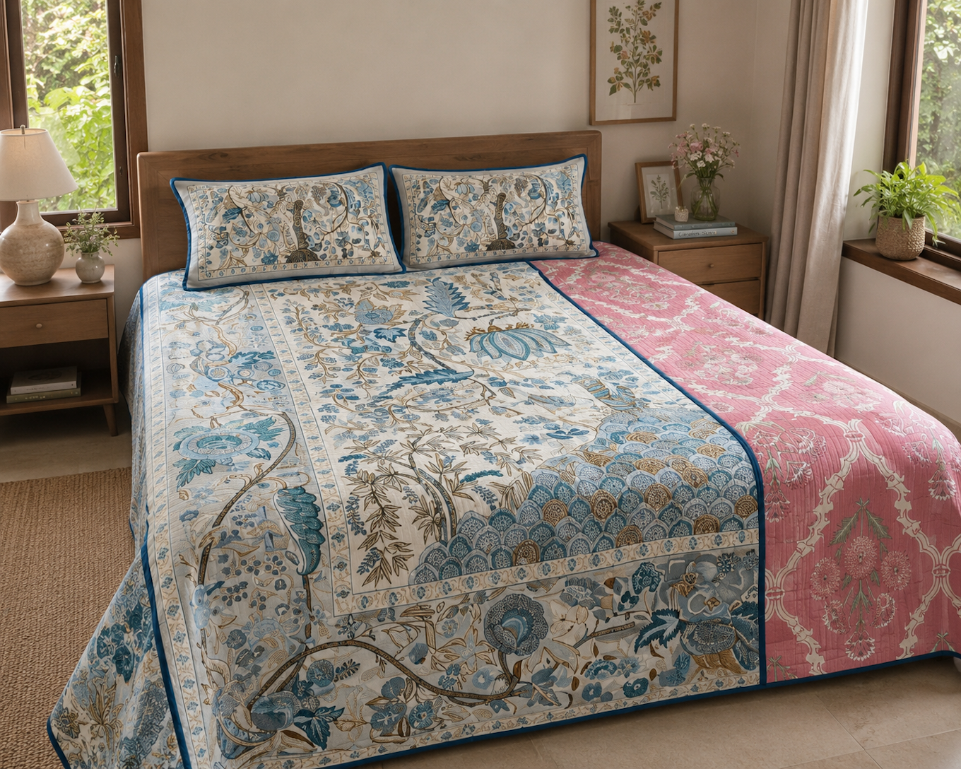 Comfortable Double Bed Bedsheet for Daily Use