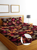 Glace Cotton Fitted King Bedsheet Set