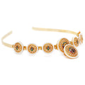 Peacock Hairband with Mang Tika
