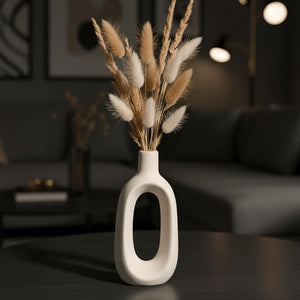 Glass Flower Vase for Table Centerpiece