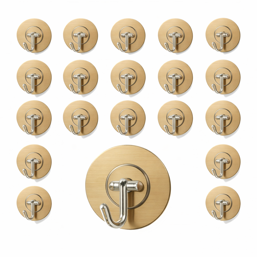 Wall Hooks for Hanging Clothes & Accessories