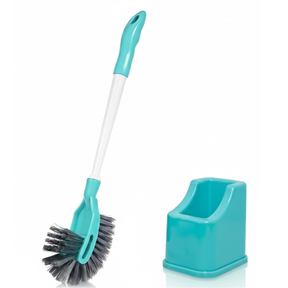 Hockey Style Toilet Brush with Holder