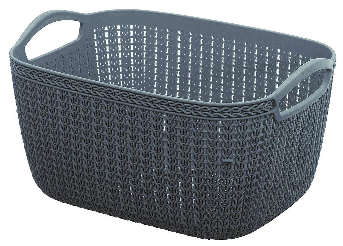 Multipurpose Plastic Storage Basket with Handles