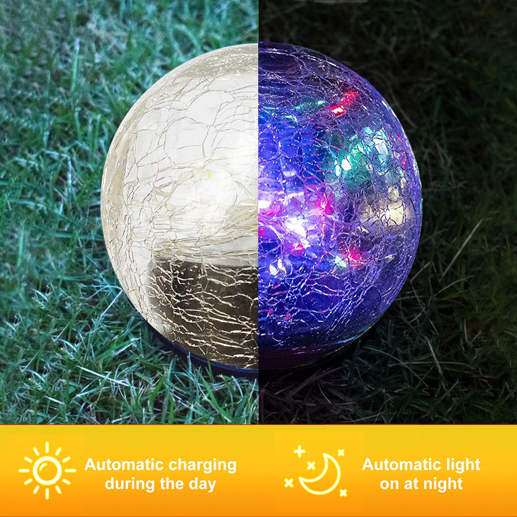 Outdoor Solar Crack Bottle 20 Light Waterproof Decoration Light