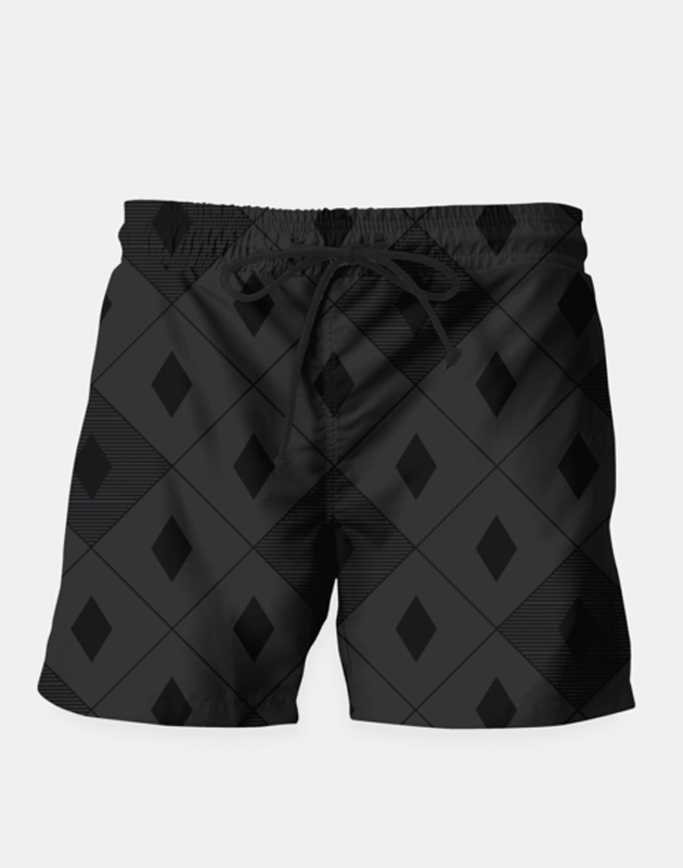 Harlequins - Midnight Black Swim Shorts