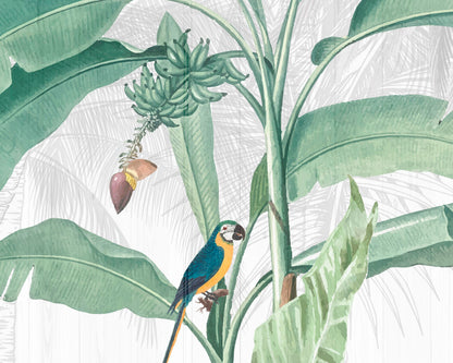 Green Tropical Jungle Wallpaper Mural