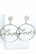 Hoops - Love Earrings