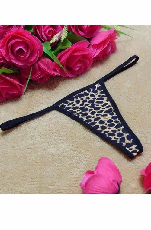 Leopard Thong Panties