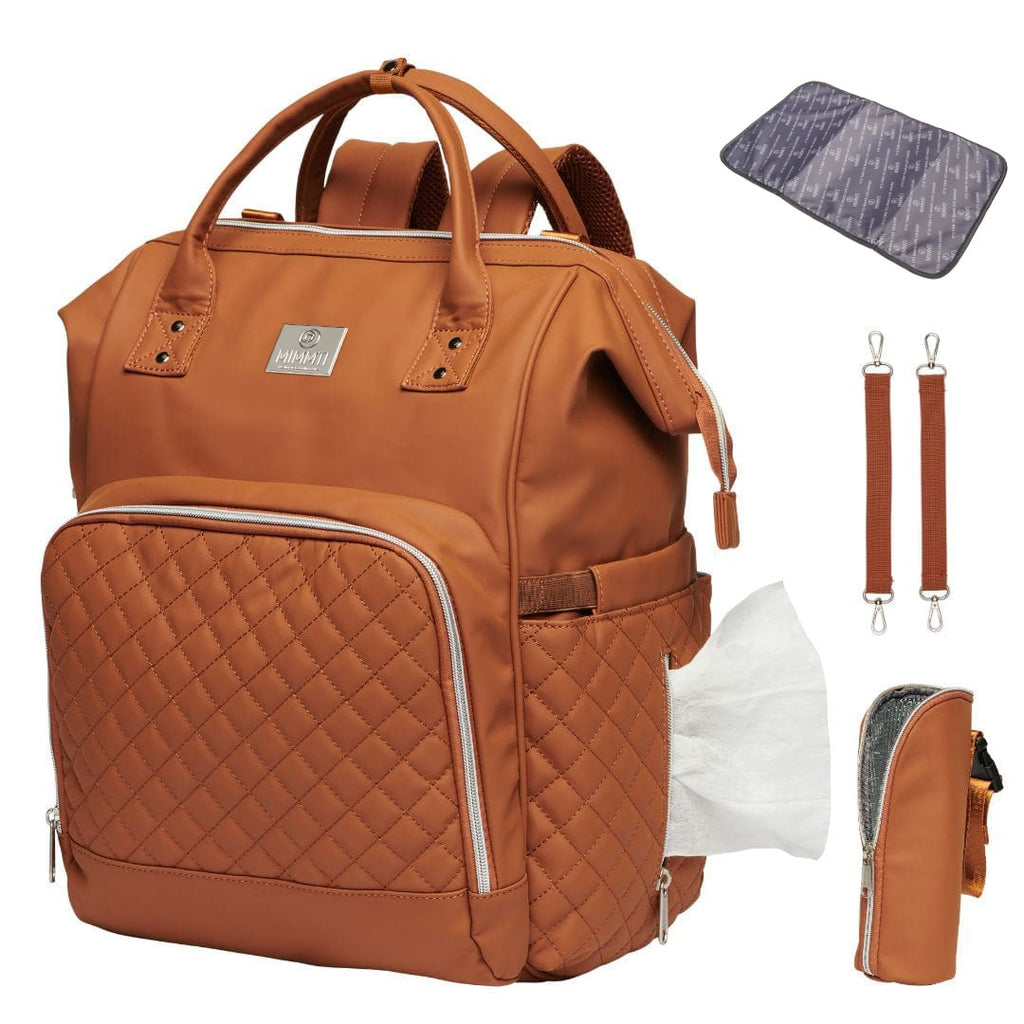 MIMMTI® 2.0 Leren Luiertas