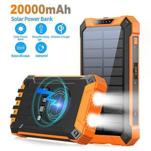 Portable Wireless Outdoor Solar Power Bank
