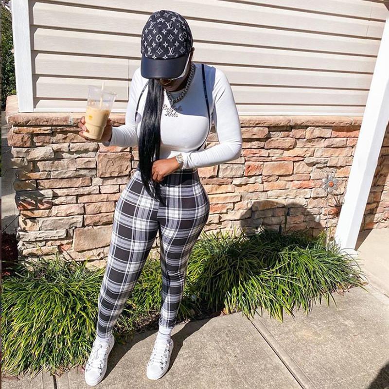 Blue Charlie two-piece plaid print women&