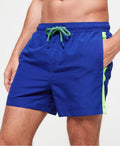 Royal Blue Stripe Swim Shorts