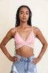 Blush scallop lace bralette from Periwinkle Aether&
