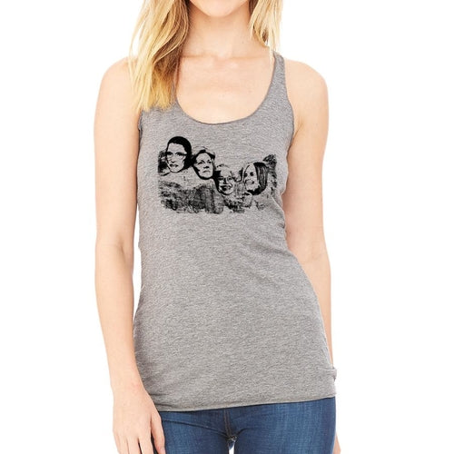Black Mt Nasty tank top by Indigo Tiger, sleeveless T-shirt with bold graphic design and relaxed fit.