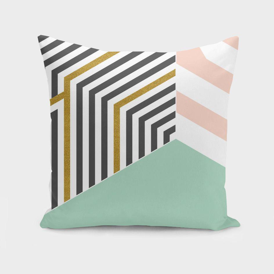 Mint&amp;Gold Room  Cushion/Pillow