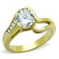 TK1702 Two-Tone IP Gold (Ion Plating) Stainless