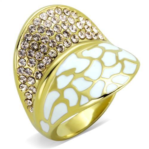 TK1851 IP Gold(Ion Plating) Stainless Steel Ring