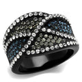 TK2357 IP Black(Ion Plating) Stainless Steel Ring