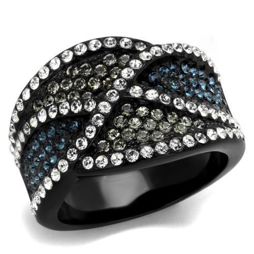 TK2357 IP Black(Ion Plating) Stainless Steel Ring