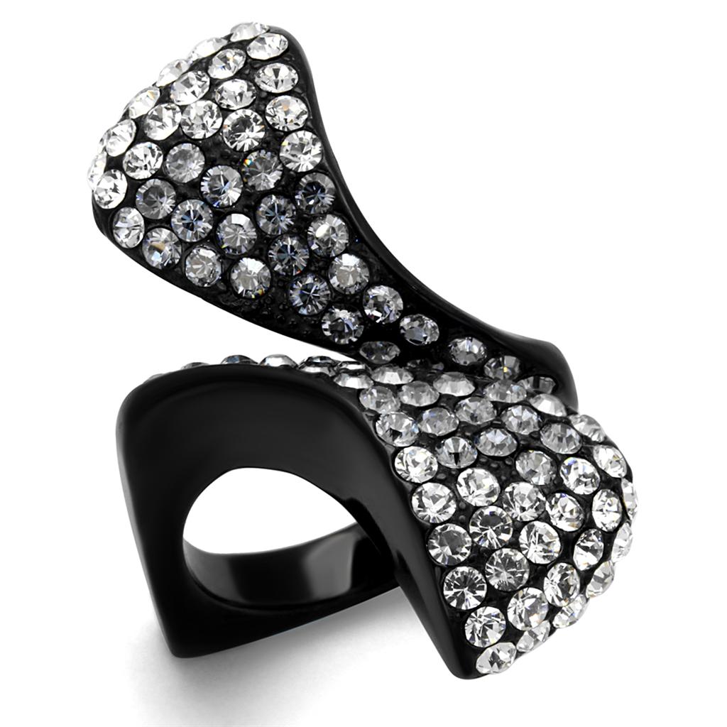 TK2360 IP Black(Ion Plating) Stainless Steel Ring