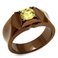 TK2773 IP Coffee light Stainless Steel Ring with