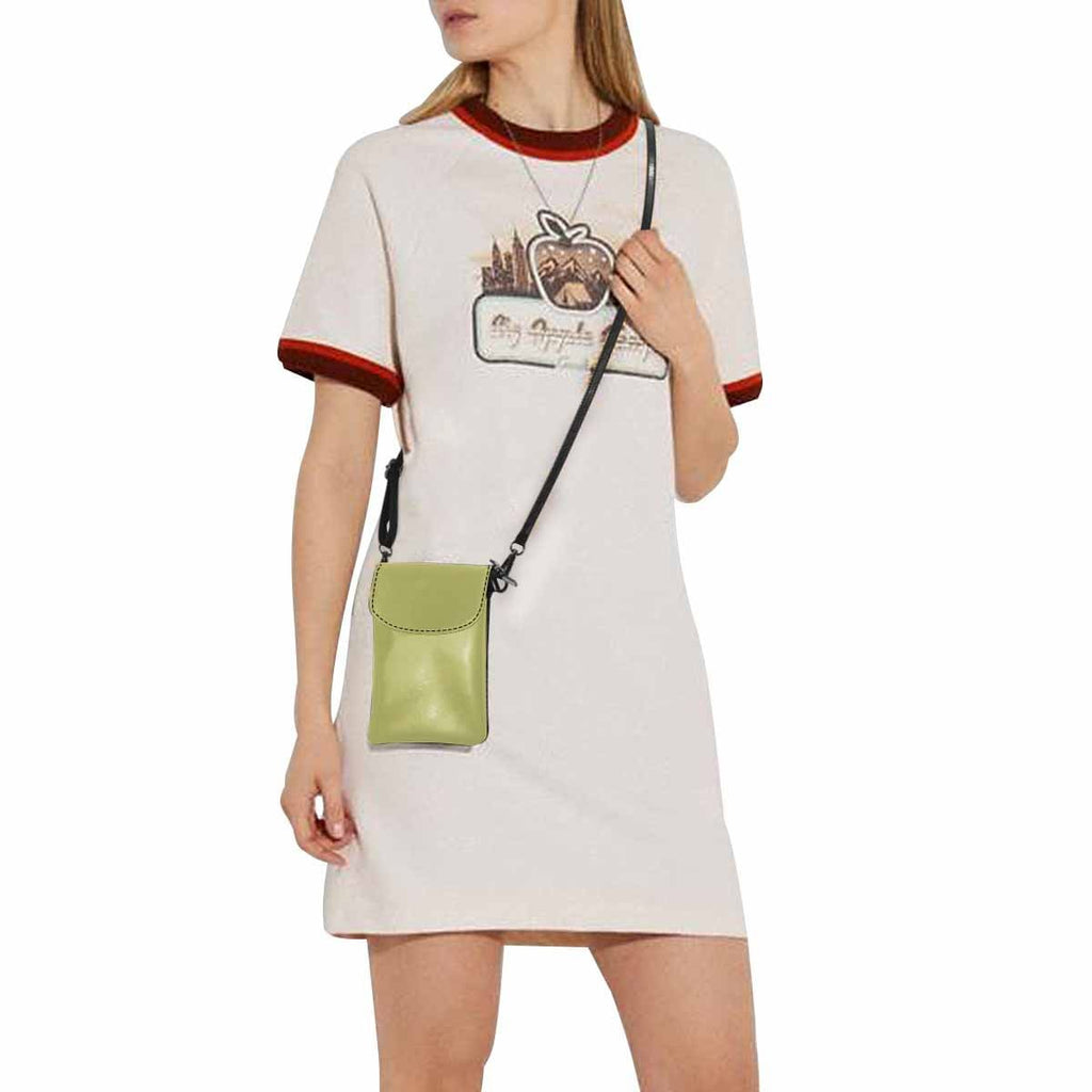 Womens Cell Phone Purse - Olive Green