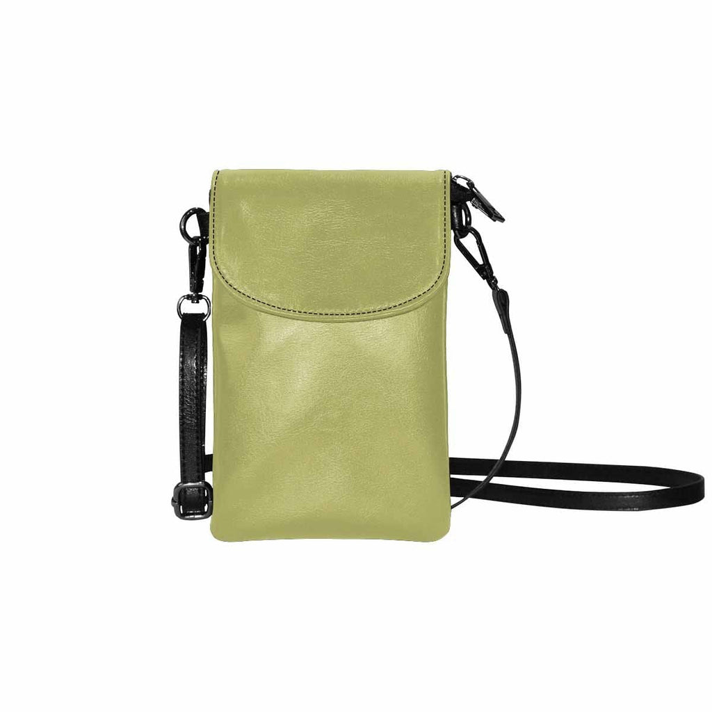 Womens Cell Phone Purse - Olive Green