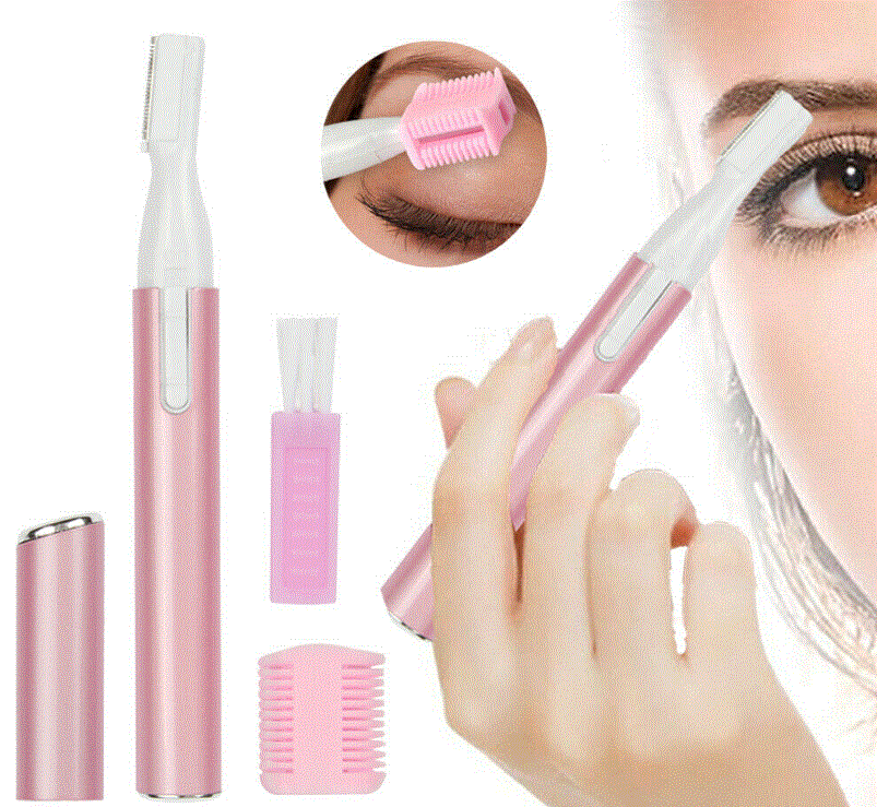 Portable Electric Epilator Eyebrow Remover Shaving Facial Hair Trimmer